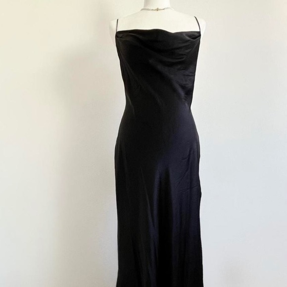 Vintage 90’s 100% Silk Slip Dress Y2K Silk Dress - Picture 12 of 16